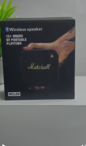 Black marshall wilen speaker