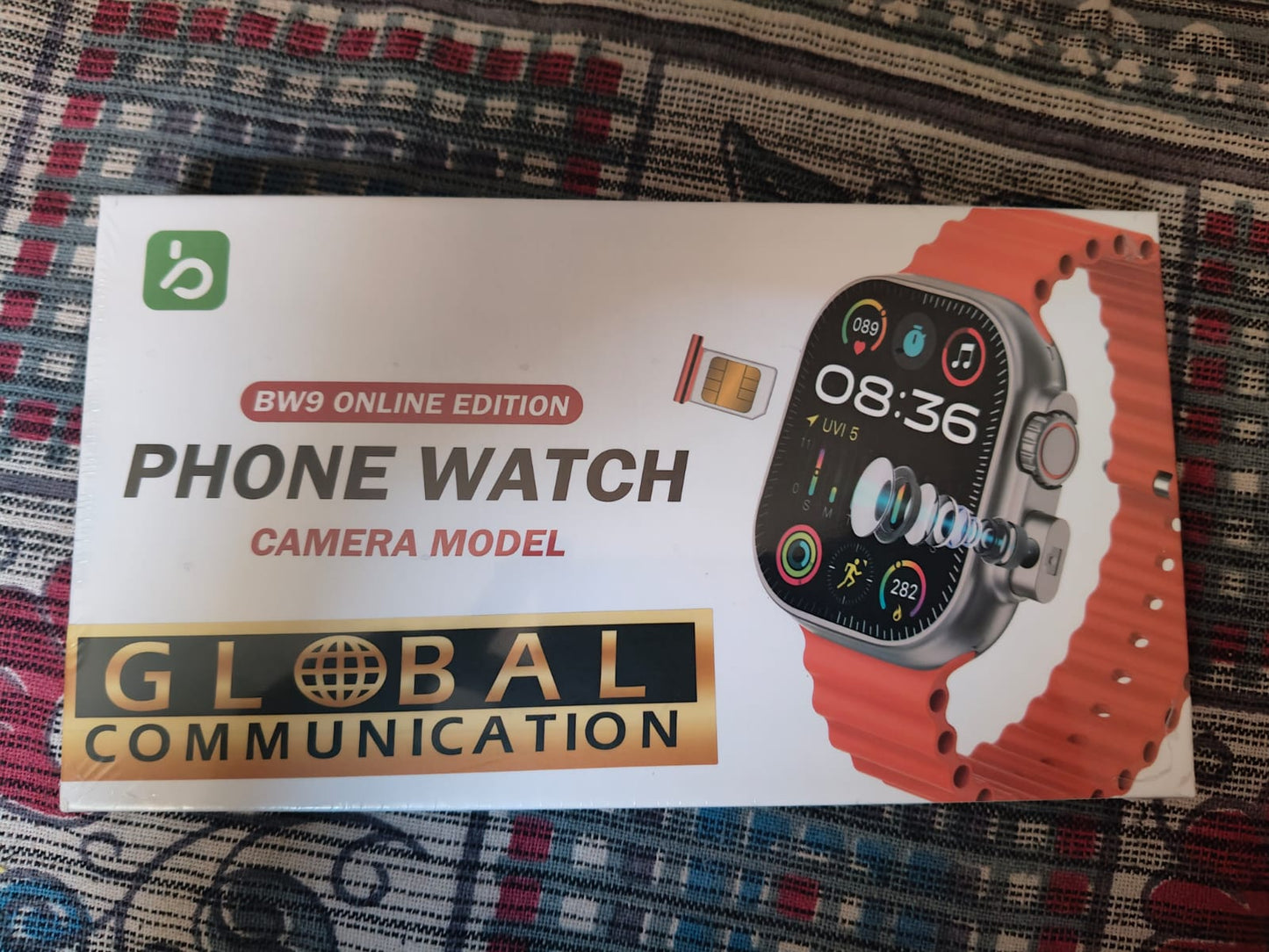 Style Panda BW9 PRO Ultra 4G SIM, Selfie Camera, Bluetooth Calling Smartwatch Smartwatch  (orange Strap, 49)