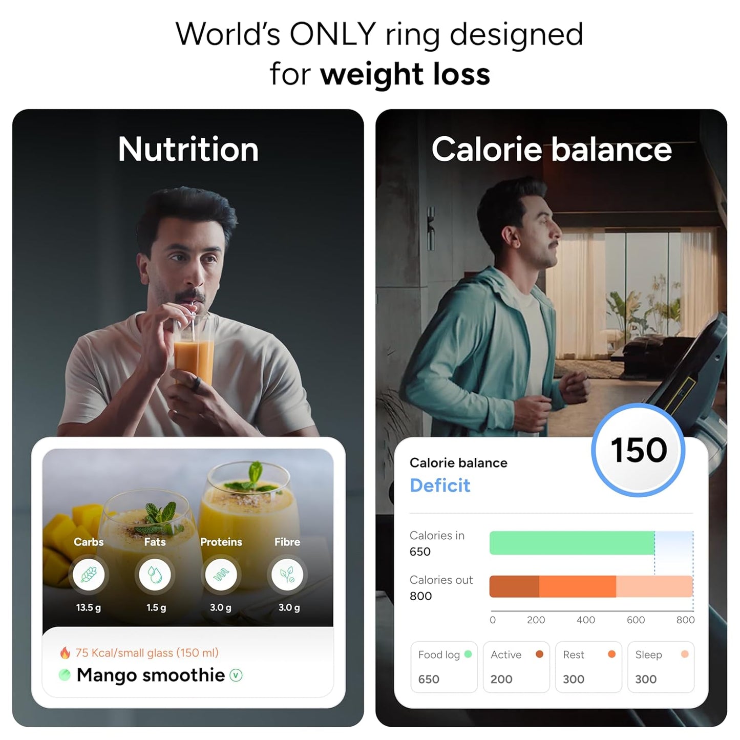 Gabit Smart Ring | Health Tracker, 7+ Day Battery | Sleep, Fitness, Nutrition, Stress | Buy Sizing Kit First | Calorie Tracking for Weight Loss | Smart Ring for Men & Women | Titanium, Matte Silver 6