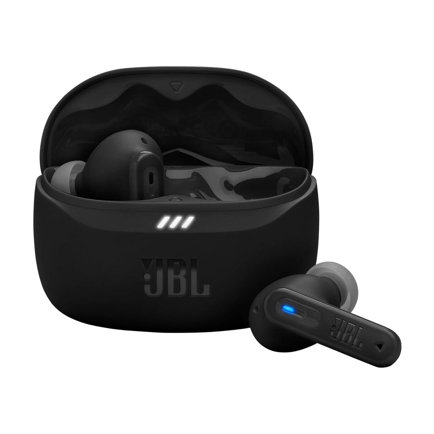 JBL New Launch Tune Beam 2 TWS, ANC Earbuds, 48Hr Playtime,Dual Connect, Ambient Aware, Relax Mode, Customized EQ with Headphones App, 6 Mics for Clear Calls, Spatial Sound, Personi-Fi 3.0 (Black)