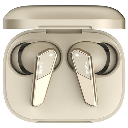 Noise Earbuds N1 Pro Truly Wireless Earbuds with Metallic Finish, ANC(Upto 30Db), 60H of Playtime, Dual Pairing, Instacharge(10 Min=200 Min), BT V5.3(Chrome Beige)