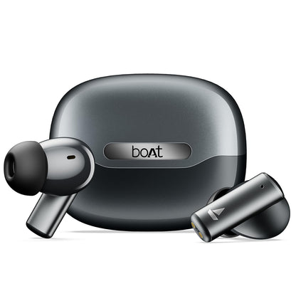 boAt Airdopes Prime 701 ANC (2025 Launch),46dB Hybrid ANC, 50Hr Battery, Real Spatial Audio,Multidevice Connect,App Support, Bluetooth Earbuds, TWS Ear Buds Wireless Earphones with mic (Zinc White)