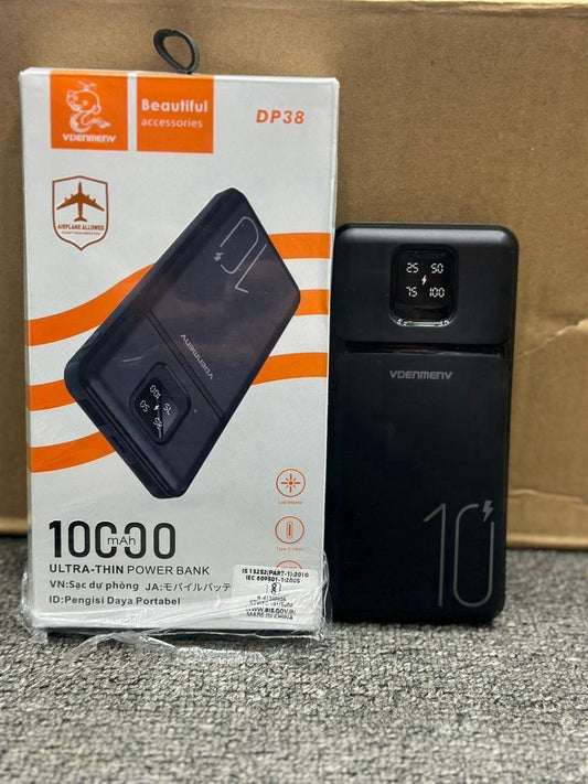 ChatGPT said: VDENMENY 10,000mAh Ultra-Thin Power Bank
