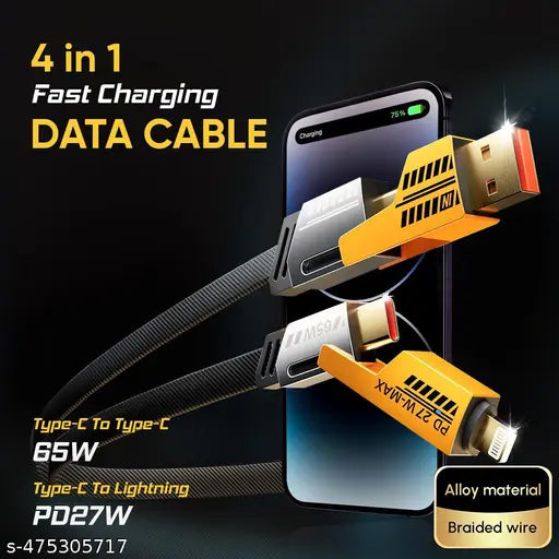 4-in-1 USB C & Lightning Charging Cable