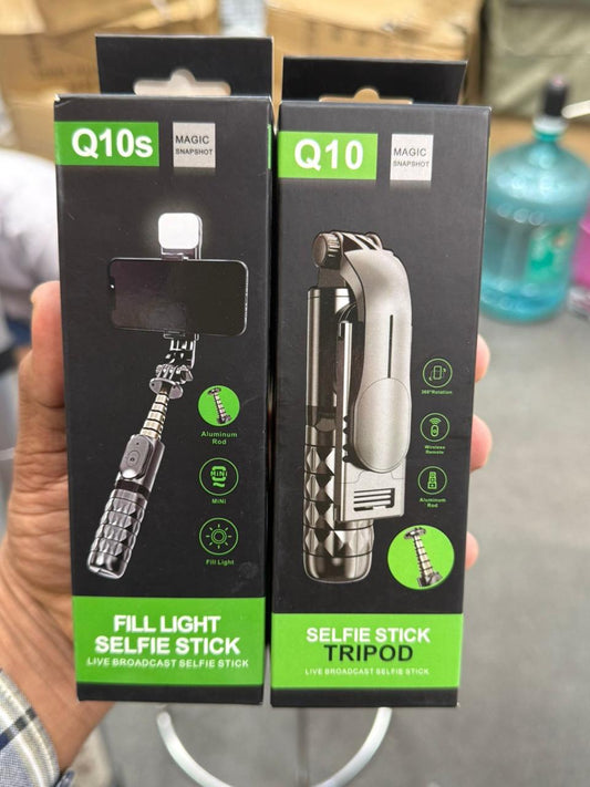 Q10S Full Light Selfie Stick – Your Ultimate Content Creation Companion